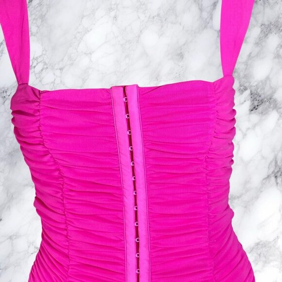 Michael Costello x REVOLVE Itzel Mini Dress in Pink - Picture 3 of 12